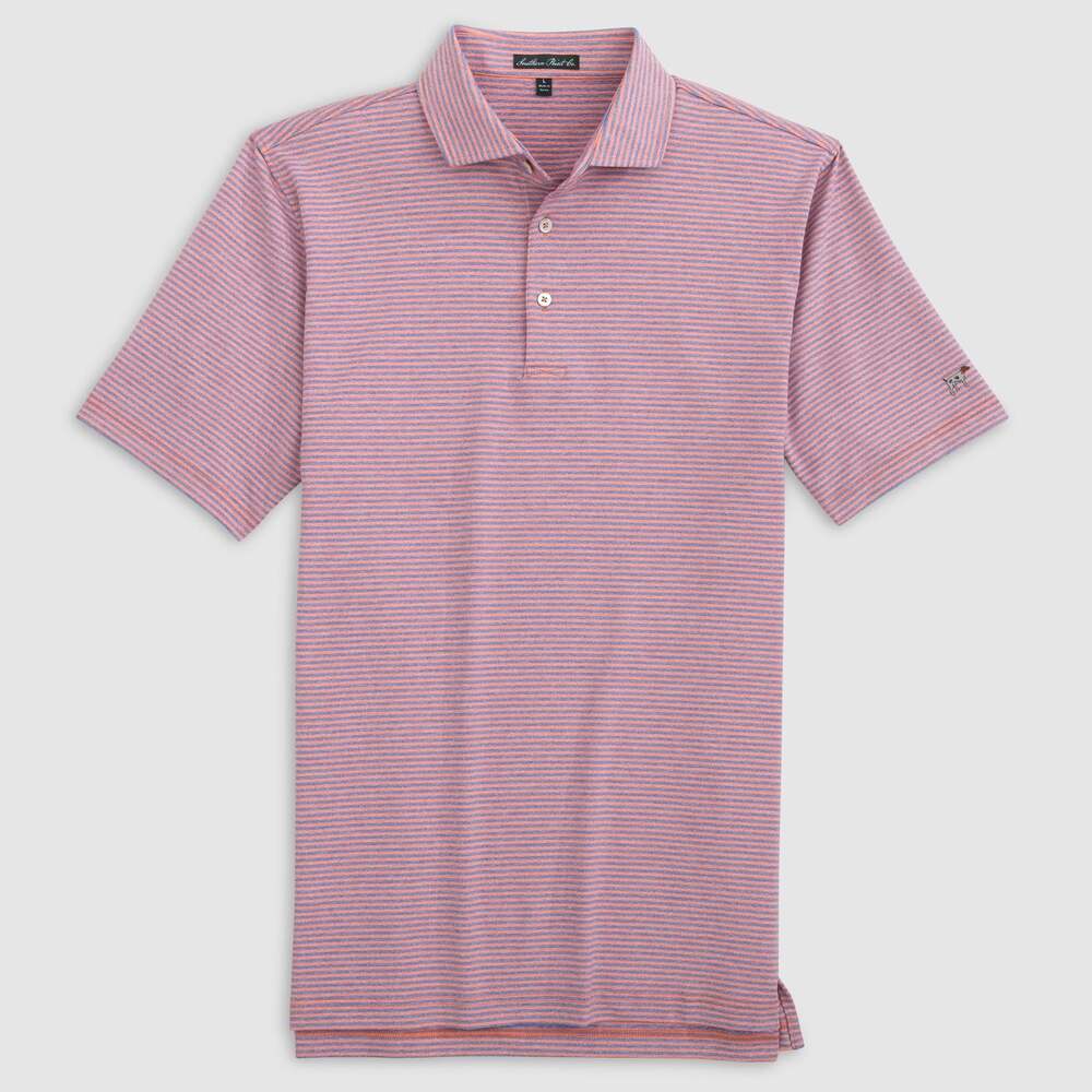 Southern Point Co. Striped Performance Polo Shirt, Size: Youth XL.